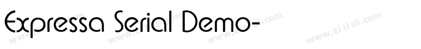 Expressa Serial Demo字体转换